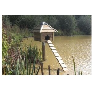 Waterfowl or Duck Nesting Box on post Waterfowl or Duck Nesting Box on post