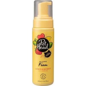 PET HEAD Waterless Shampoo - Company of Animals - 90742A - Lemongrass Mousse - 204g - For Cats PET HEAD Waterless Shampoo - Company of Animals - 90742A - Lemongrass Mousse - 204g - For Cats