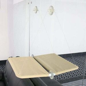 YMYNY Window Mounted Cat Hammock for Cat Perch, Comfortable Pet Hanging Bed with Suction Cup, Durable, Stable, Storage Space (55 x 32 cm) YMYNY Window Mounted Cat Hammock for Cat Perch, Comfortable Pet Hanging Bed with Suction Cup, Durable, Stable, Storage Space (55 x 32 cm)