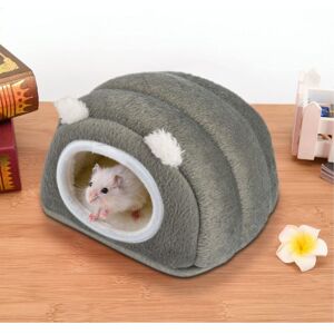 Héloise - Winter House for Hamster, Gray Pet, Cozy and Warm Bed Suitable for Small Animals, Guinea Pig Nest Bedding, Hedgehog, Gerbil, Rat Héloise - Winter House for Hamster, Gray Pet, Cozy and Warm Bed Suitable for Small Animals, Guinea Pig Nest Bedding, Hedgehog, Gerbil, Rat