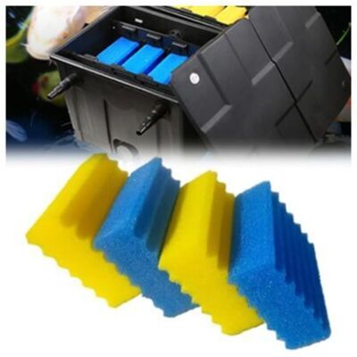 SNQ 4-Piece CBF350 Pond Filter Sponges – Effective biological filtration foam, easy cleaning and replacement, fine, coarse, and yellow blue sponges for SNQ 4-Piece CBF350 Pond Filter Sponges – Effective biological filtration foam, easy cleaning and replacement, fine, coarse, and yellow blue sponges for