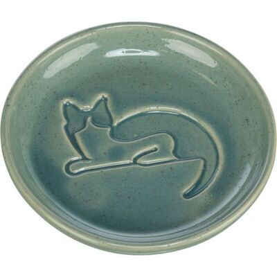 Cat bowl - TRIXIE - Trixie - Ceramic - Blue - Round Cat bowl - TRIXIE - Trixie - Ceramic - Blue - Round