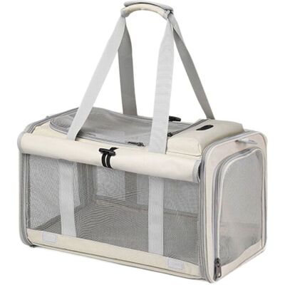 GROOFOO Cat Carrier and Dog Carrier is Designed for Pets Weighing up to 16 lbs.Soft-Sided,Durable and Collapsible Travel Carrier,Breathable Mesh for GROOFOO Cat Carrier and Dog Carrier is Designed for Pets Weighing up to 16 lbs.Soft-Sided,Durable and Collapsible Travel Carrier,Breathable Mesh for