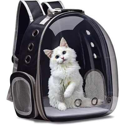 Longziming - Cat Carrier Backpack Bubble Pet Carrier Backpack Breathable Airline Approved Small Space For Travel Hiking Outdoor Walking Longziming - Cat Carrier Backpack Bubble Pet Carrier Backpack Breathable Airline Approved Small Space For Travel Hiking Outdoor Walking