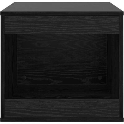 Cat Litter Box Enclosure Black Oak 47 x 59 x 42 cm vidaXL Cat Litter Box Enclosure Black Oak 47 x 59 x 42 cm vidaXL