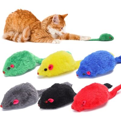 Longziming - Cat Mouse Toy,Set of 6,Realistic Chewing Teeth Cleaning Toy, Simulation Mouse Toy for Cats and Dogs, Variety of Colors. Longziming - Cat Mouse Toy,Set of 6,Realistic Chewing Teeth Cleaning Toy, Simulation Mouse Toy for Cats and Dogs, Variety of Colors.