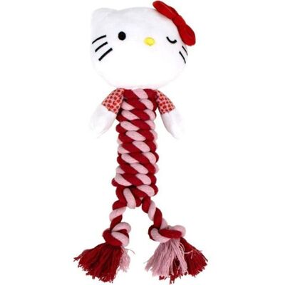Dog Chew Toy - CERDÁ LIFE'S LITTLE MOMENTS - Hello Kitty - Durable Rope - Dental Health Dog Chew Toy - CERDÁ LIFE'S LITTLE MOMENTS - Hello Kitty - Durable Rope - Dental Health
