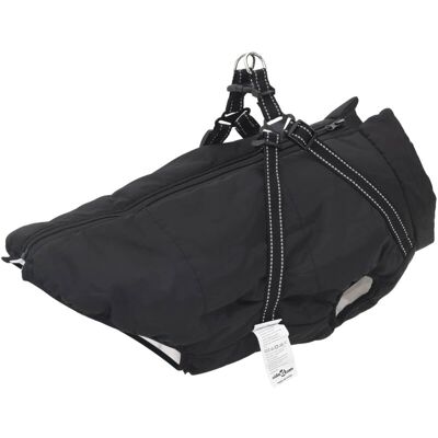 Dog Coat Black L48 vidaXL Dog Coat Black L48 vidaXL