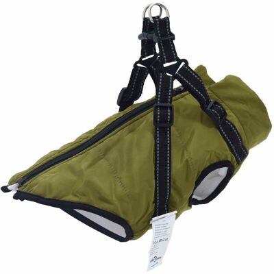 Dog Coat Army Green L36 vidaXL Dog Coat Army Green L36 vidaXL