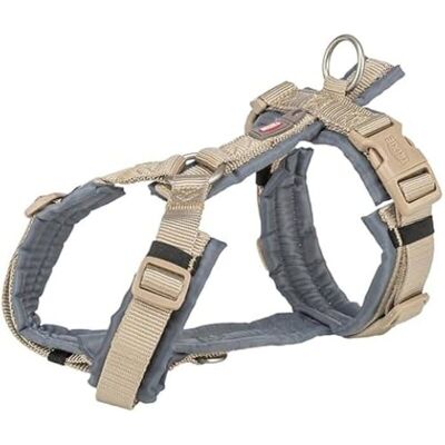 Trixie Small Sand/Graphite Dog Harness - Trekking Trixie Small Sand/Graphite Dog Harness - Trekking