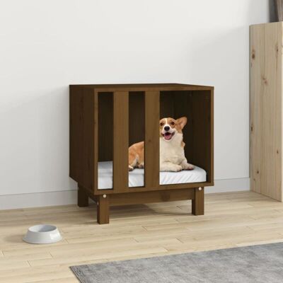 vidaXL Dog House Honey Brown - 50x40x52 cm - Wooden Pet Shelter vidaXL Dog House Honey Brown - 50x40x52 cm - Wooden Pet Shelter