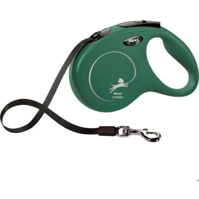 Dog leash - TRIXIE - Flexi Classic - Green - 5 m - Size M Dog leash - TRIXIE - Flexi Classic - Green - 5 m - Size M