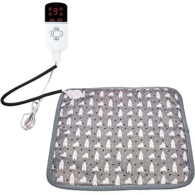 TEHTUY Electric heated pet mat for winter, adjustable temperature cat mat, durable indoor anti-chew dog bed TEHTUY Electric heated pet mat for winter, adjustable temperature cat mat, durable indoor anti-chew dog bed