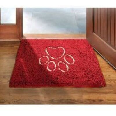 Entrance mat - Dirty Dog - 75x50 cm - Red - Rectangular - Absorbent Entrance mat - Dirty Dog - 75x50 cm - Red - Rectangular - Absorbent