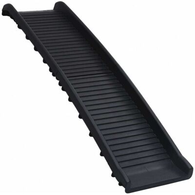 vidaXL Dog Ramp Foldable Black 155.5x40x15.5 cm - Dog Ramp vidaXL Dog Ramp Foldable Black 155.5x40x15.5 cm - Dog Ramp