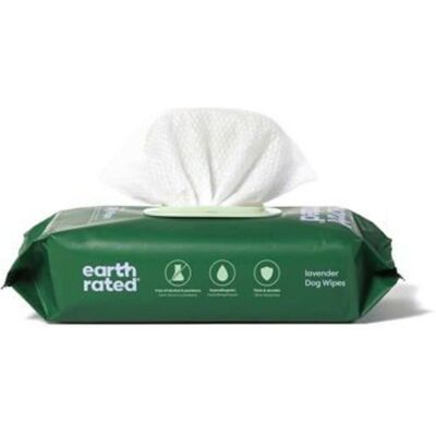 Hypoallergenic Wipes for Pets - Earth Rated - Pack of 60 - Cleansing and Moisturizing - Lavender Scent Hypoallergenic Wipes for Pets - Earth Rated - Pack of 60 - Cleansing and Moisturizing - Lavender Scent