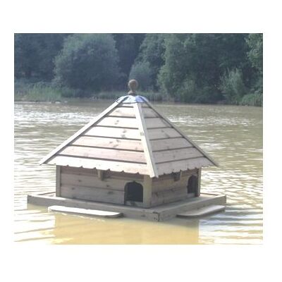 Large Square Floating Duck House, Waterfowl Nesting Box for Pond or Lake Large Square Floating Duck House, Waterfowl Nesting Box for Pond or Lake