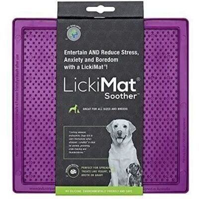 Leak-proof mat - LICKIMAT - Soother - Flexible plastic - 2 sizes - For dogs Leak-proof mat - LICKIMAT - Soother - Flexible plastic - 2 sizes - For dogs