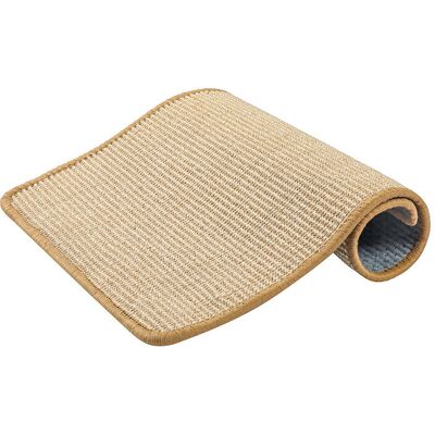 CSPARKV Light Brown (60 x 40 cm) Cat Scratching Mat, Natural Sisal Cat Mat, Anti-Slip Horizontal and Vertical Cat Scratching Post, for Wall and Corner, CSPARKV Light Brown (60 x 40 cm) Cat Scratching Mat, Natural Sisal Cat Mat, Anti-Slip Horizontal and Vertical Cat Scratching Post, for Wall and Corner,