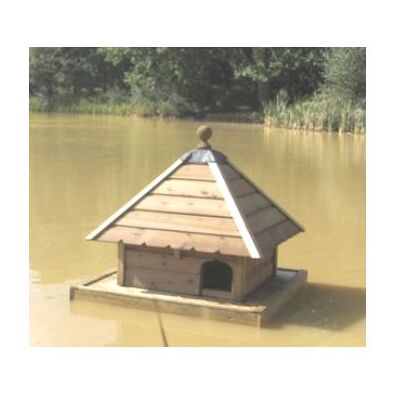 Medium Square Floating Duck House, Waterfowl Nesting Box for Pond or Lake Medium Square Floating Duck House, Waterfowl Nesting Box for Pond or Lake