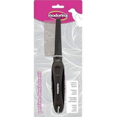 Narrow Tooth Comb - INODORINA - Grooming - Eliminates Tangles - Eliminates Dandruff - For Dogs Narrow Tooth Comb - INODORINA - Grooming - Eliminates Tangles - Eliminates Dandruff - For Dogs