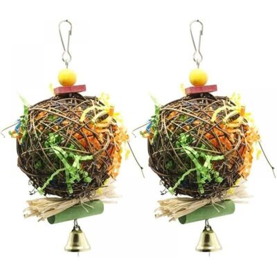 Pack Bird Chew Toys, Food Chopper, Hanging Toys for Parrots, Parakeets, African Greys, Suitable for Medium Parrots YMYNY Pack Bird Chew Toys, Food Chopper, Hanging Toys for Parrots, Parakeets, African Greys, Suitable for Medium Parrots YMYNY