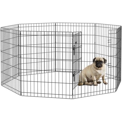 PawHut - 8-Panel DIY Dog Pen - 76cm High - Dog Pen PawHut - 8-Panel DIY Dog Pen - 76cm High - Dog Pen