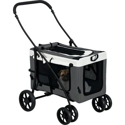 PawHut - Foldable - Detachable Carrier - Pet Stroller PawHut - Foldable - Detachable Carrier - Pet Stroller