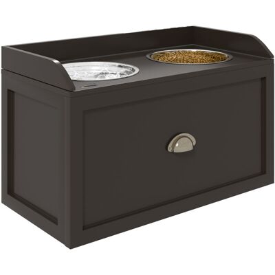 PawHut - Raised Dog Bowl - Stainless Steel - Pet Feeder PawHut - Raised Dog Bowl - Stainless Steel - Pet Feeder