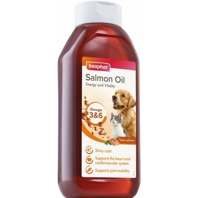 Beaphar Salmon Oil for Cats and Dogs - Pet Supplement Beaphar Salmon Oil for Cats and Dogs - Pet Supplement