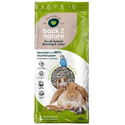 Back 2 Nature Recycled Paper Bedding - 10L Back 2 Nature Recycled Paper Bedding - 10L