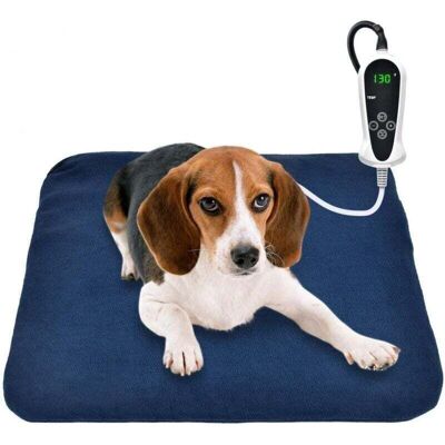 TEHTUY Pet Heating Pad, Electric Heating Pad for Dog and Cat Warming Mat, Automatic Shut-Off, 45x45cm (European) TEHTUY Pet Heating Pad, Electric Heating Pad for Dog and Cat Warming Mat, Automatic Shut-Off, 45x45cm (European)