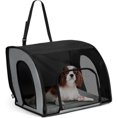 Groofoo - Pet Products Enclosed Dog Car Seat, Travel Safety Carrier for Pets, Dog Travel Car Seat, Soft-Sided Covered Cat Carrier, Washable Pad, Groofoo - Pet Products Enclosed Dog Car Seat, Travel Safety Carrier for Pets, Dog Travel Car Seat, Soft-Sided Covered Cat Carrier, Washable Pad,