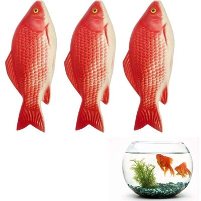 TORMATOR Pieces Artificial Floating Goldfish Plastic Fish Small Fake Red Floating Artificial Goldfish Ornament A Real Natural for Aquarium Decoration (Red) TORMATOR Pieces Artificial Floating Goldfish Plastic Fish Small Fake Red Floating Artificial Goldfish Ornament A Real Natural for Aquarium Decoration (Red)
