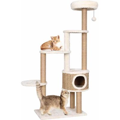 vidaXL Cat Tree with Luxury Cushions and Scratching Post - 148cm vidaXL Cat Tree with Luxury Cushions and Scratching Post - 148cm
