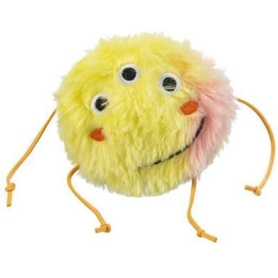 Trixie Monster Cat Toy Orange/Yellow - 10cm Trixie Monster Cat Toy Orange/Yellow - 10cm