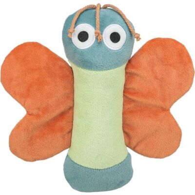 Plush toy - TRIXIE - Butterfly - Multicolor - For dogs - Soft and stimulating Plush toy - TRIXIE - Butterfly - Multicolor - For dogs - Soft and stimulating