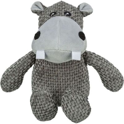 Plush toy - TRIXIE - Hippopotamus - Gray - For dog - Durable and interactive Plush toy - TRIXIE - Hippopotamus - Gray - For dog - Durable and interactive