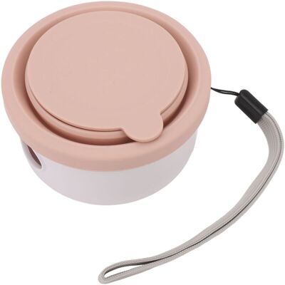 Groofoo - Portable Pet Silicone Bowl Foldable Multifunction Small Dog Water Bowl for Outdoors Travel Camping 150ml Pink Groofoo - Portable Pet Silicone Bowl Foldable Multifunction Small Dog Water Bowl for Outdoors Travel Camping 150ml Pink