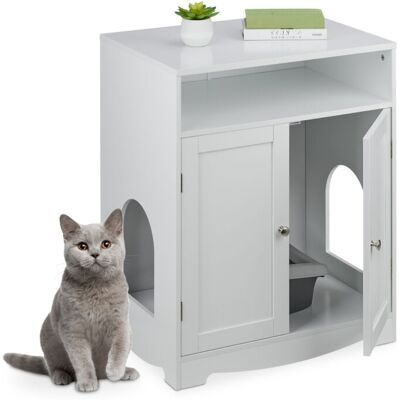 Relaxdays Cat Furniture - Shelter, 2 Entrances, Open Compartment - Cat Furniture Relaxdays Cat Furniture - Shelter, 2 Entrances, Open Compartment - Cat Furniture