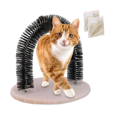 Relaxdays Cat Scratcher Arch - Masage & Grooming - 34x36x28.5cm Relaxdays Cat Scratcher Arch - Masage & Grooming - 34x36x28.5cm