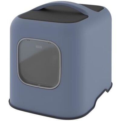 ROTHO - Cat toilet house 51 x 39 x 40 cm - Litter box - Horizon Blue ROTHO - Cat toilet house 51 x 39 x 40 cm - Litter box - Horizon Blue
