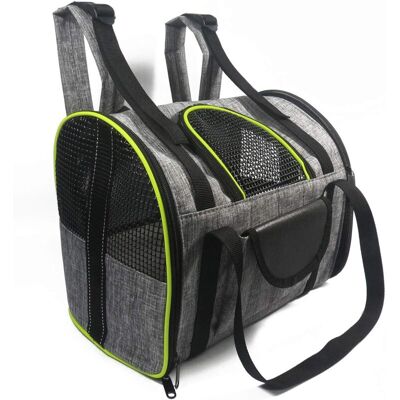 Groofoo - Sac de Transport pour Chat Chien Sac à Dos Transport pour Chien Transporteurs Pliable pour Chat Porteur de siège de Voiture Vert Groofoo - Sac de Transport pour Chat Chien Sac à Dos Transport pour Chien Transporteurs Pliable pour Chat Porteur de siège de Voiture Vert