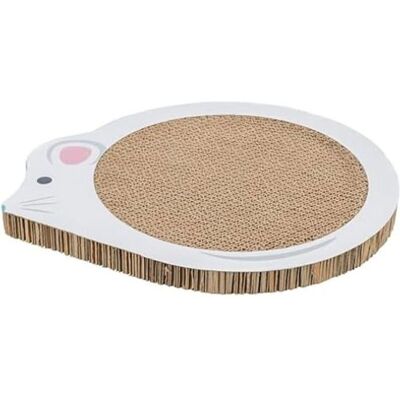 Trixie White Plastic Cat Scratching Post - 35x2.5x29.5 cm Trixie White Plastic Cat Scratching Post - 35x2.5x29.5 cm
