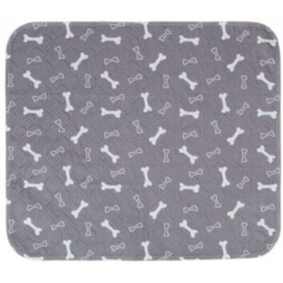 MCBOSON Set of 1 dog training mat, washable, reusable, super absorbent, leak-proof, non-slip, for cats and dogs - M:80x70CM - Grey MCBOSON Set of 1 dog training mat, washable, reusable, super absorbent, leak-proof, non-slip, for cats and dogs - M:80x70CM - Grey