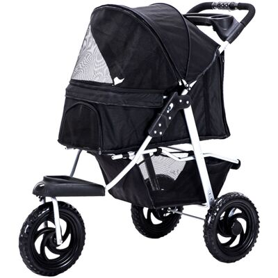 Skylos Pet Stroller Pram Dog Carrier Trailer Strollers 3 Wheels Foldable Large Skylos Pet Stroller Pram Dog Carrier Trailer Strollers 3 Wheels Foldable Large