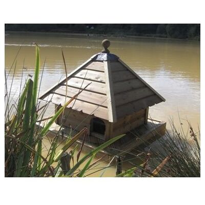 Small Square Floating Duck House, Waterfowl Nesting Box for Pond or Lake Small Square Floating Duck House, Waterfowl Nesting Box for Pond or Lake