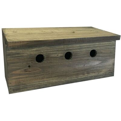 SELECTIONS Sparrow Colony Terrace Wooden Nesting Box SELECTIONS Sparrow Colony Terrace Wooden Nesting Box