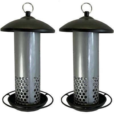 Selections - Squirrel Resistant Hanging Bird Mealworm Feeder (Set of 2) Selections - Squirrel Resistant Hanging Bird Mealworm Feeder (Set of 2)
