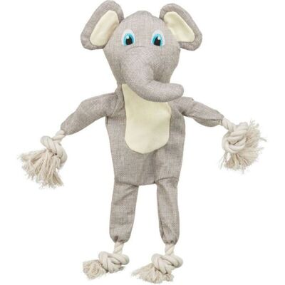Stuffed Toy - TRIXIE - Elephant - Gray - Soft - Durable Stuffed Toy - TRIXIE - Elephant - Gray - Soft - Durable